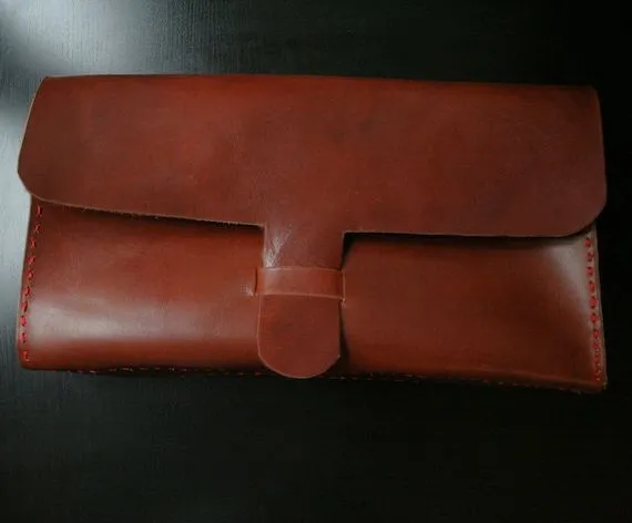 Cartera de cuero por CaradeCuero en Etsy