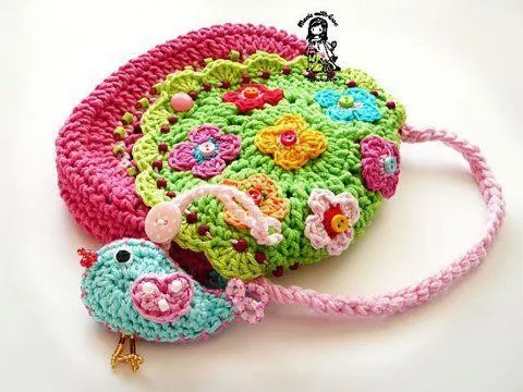 Cartera niña | Crochet | Pinterest