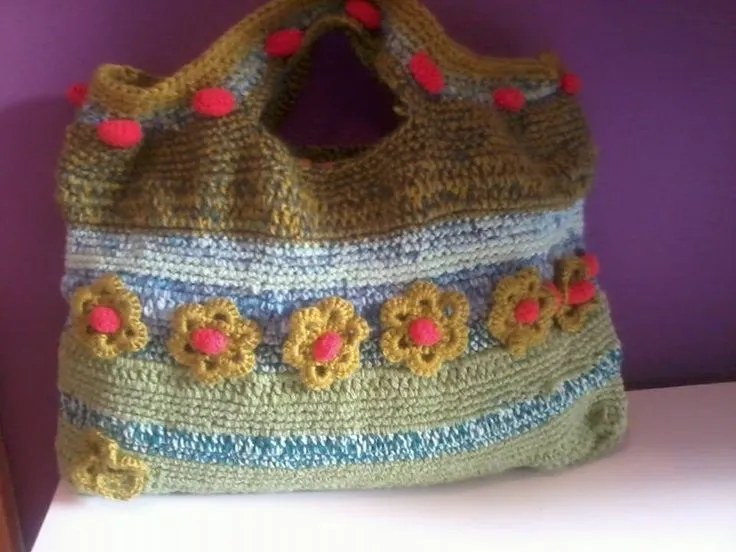 cartera tejida a crochet | carteras tejidas | Pinterest