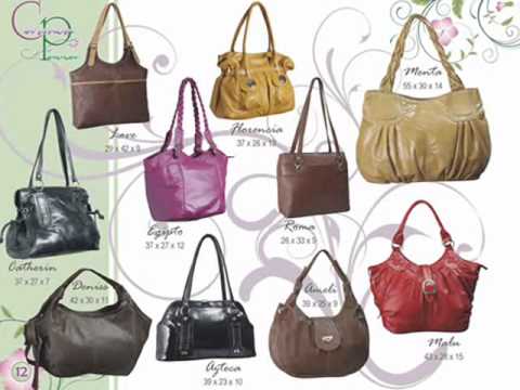 Carteras y Bolsos de cuero para damas - YouTube