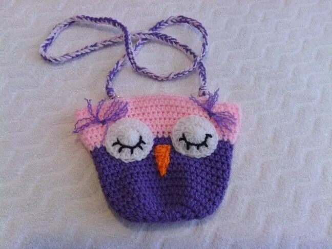 Cartera tejida para niña. | CARTERAS CROCHET | Pinterest