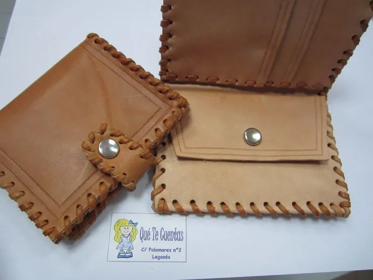Carteras en piel cosidas a mano | Varios | Pinterest Carteras en piel cosidas a mano | Varios | Pinterest
