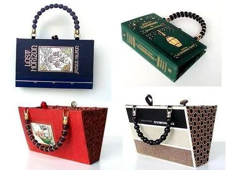 carteras recicladas on Pinterest | Libros, Diy Jewelry and ...