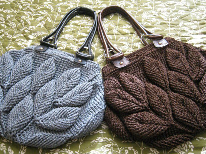 Carteras tejidas a palillo - Imagui