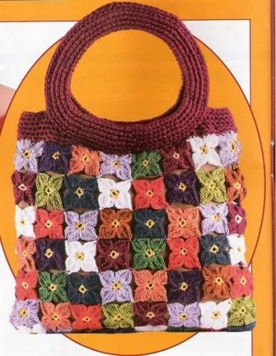 Carteras tejidas a crochet paso a paso - Imagui