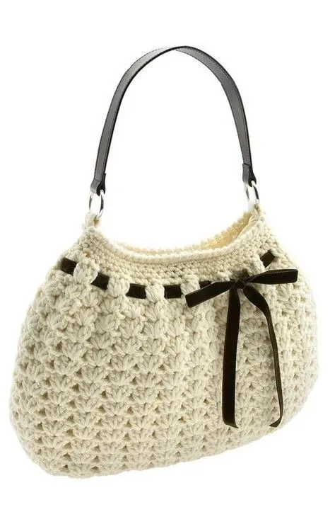 Carteras tejidas a crochet y patrón para... Carteras tejidas a crochet y patrón para...
