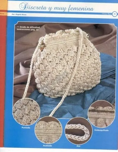Imagen Elegante cartera tejida a crochet - grupos.emagister.com