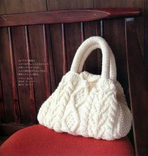 Carteras tejidas a palitos - Imagui