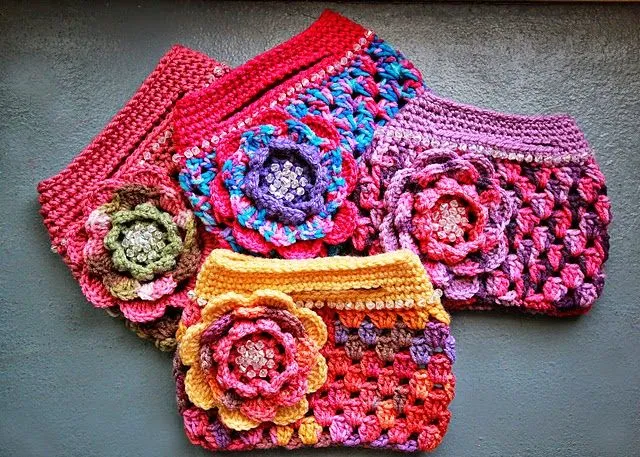 Ideas: Carteras para nenas al crochet | Crochet y Dos agujas Ideas: Carteras para nenas al crochet | Crochet y Dos agujas