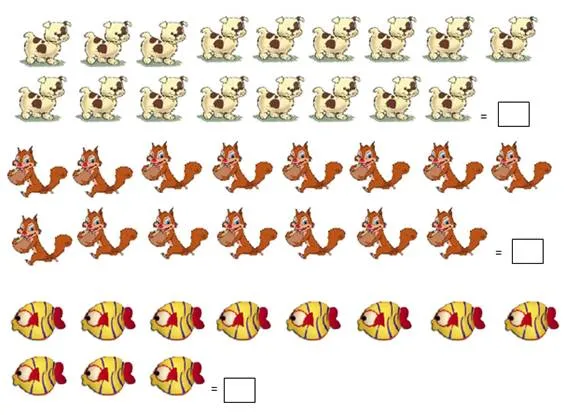 Cartilla virtual de Matemáticas grado 1 - Monografias.com