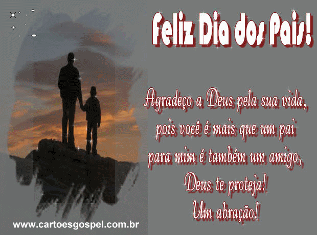 Cartões Gospel Dia dos Pais