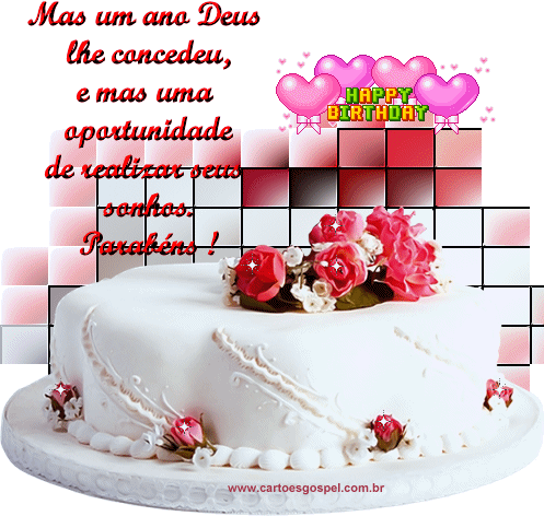 Cartões Gospel Feliz Aniversário 22