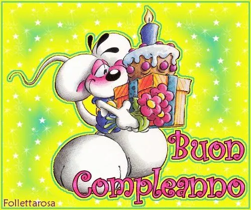 Cartoline per auguri di compleanno
