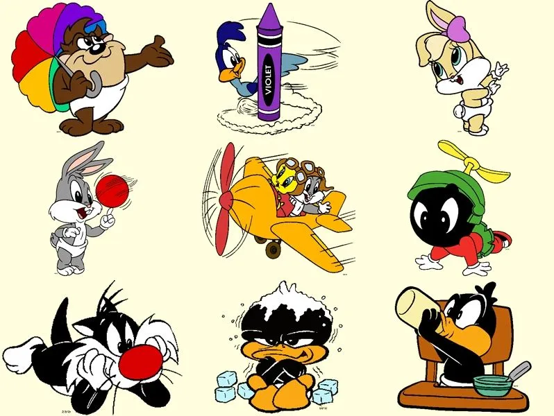 Cartoncini: DECORACION TEMA LA PANDILLA LOONEY TUNES BABY Cartoncini: DECORACION TEMA LA PANDILLA LOONEY TUNES BABY