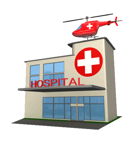 Cartoon Hospital Building | Gif cartoon hospital Animated doctor ...