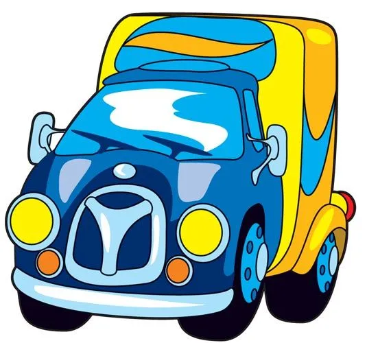 Cartoon transportation vectors