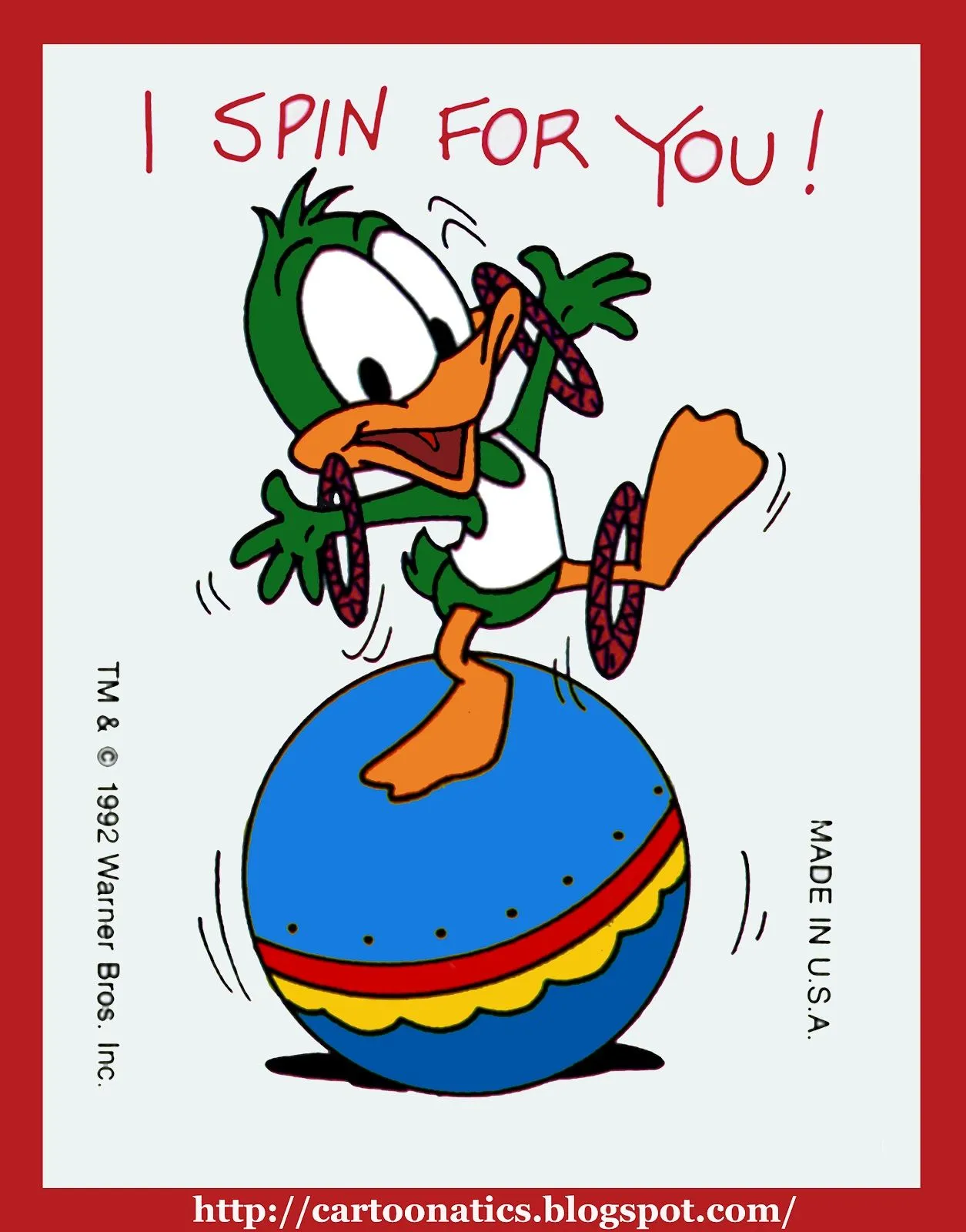 Cartoonatics: Tiny Toon Adventures Valentines Cards Cartoonatics: Tiny Toon Adventures Valentines Cards