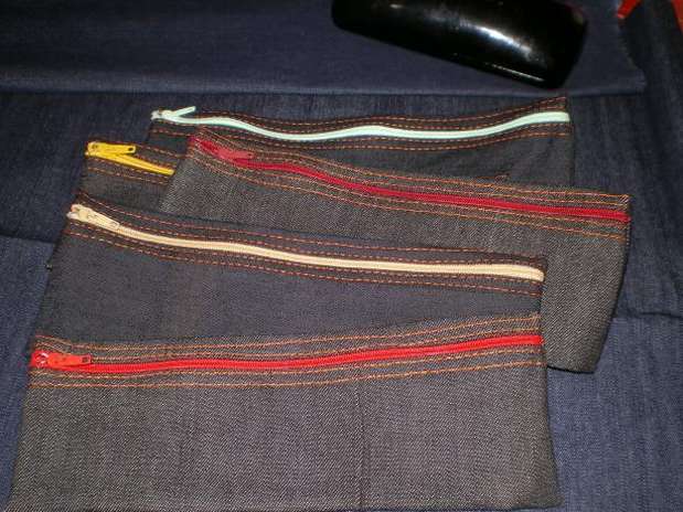 Cartucheras de jeans - Imagui