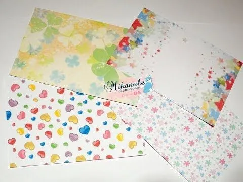 Cartulinas decoradas - YouTube