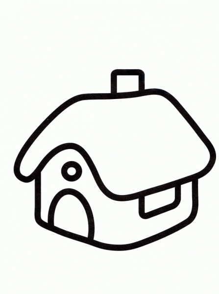 casa-02 | Dibujos y juegos, para pintar y colorear casa-02 | Dibujos y juegos, para pintar y colorear