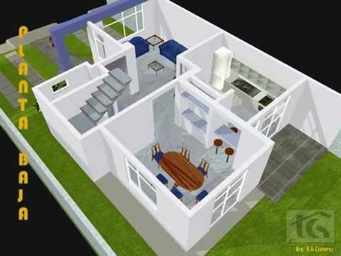 CASA 3D EJEMPLO FACHADA trazzos_g@hotmail.com - YouTube