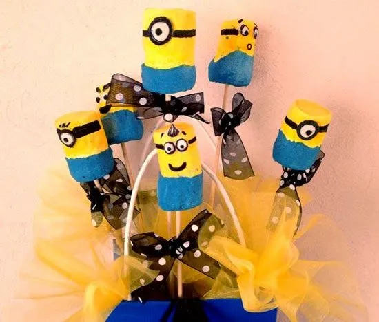 La casa de Alejandra: Centro de mesa de Minions La casa de Alejandra: Centro de mesa de Minions