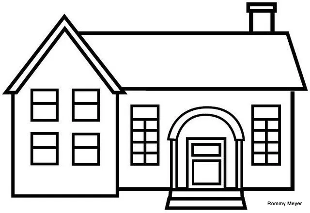 La casa y sus partes para colorear - Imagui La casa y sus partes para colorear - Imagui