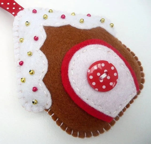 Adorno Navidad | Broches de Fieltro | ideas y trucos para Broches ...