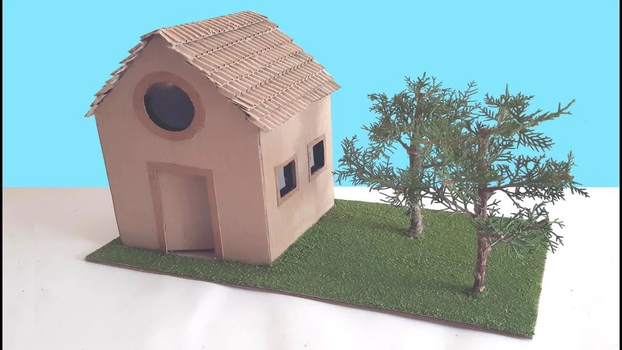 Como hacer una CASA de CARTON. Muy FACIL - YouTube Como hacer una CASA de CARTON. Muy FACIL - YouTube