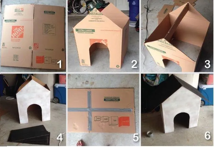 Casa de Carton Reciclable para Perros.. | BByGarita Casa de Carton Reciclable para Perros.. | BByGarita