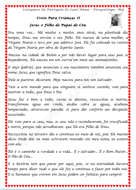 A Casa da Catequese: Atividade Catequética