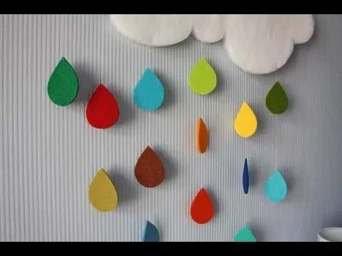 Hecho En Casa: Colgante Nube Con Colores (Fieltro) - Silvana ... Hecho En Casa: Colgante Nube Con Colores (Fieltro) - Silvana ...