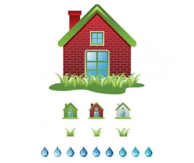 casa ecología iconos conjunto de vectores | Descargar Vectores gratis casa ecología iconos conjunto de vectores | Descargar Vectores gratis