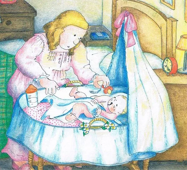 ... ver a la madre a la habitación y la bebé está allí tomando pecho ... ver a la madre a la habitación y la bebé está allí tomando pecho