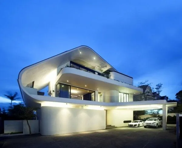 UNA CASA ESPECTACULAR CON FACHADA FUERA DE LO COMUN : FACHADAS DE ...