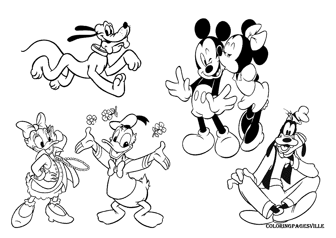 La Casa de Mickey Mouse para colorear - colorearrr