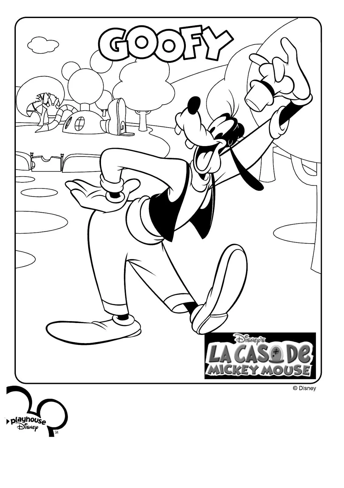La casa de Mickey Mouse para colorear - Imagui La casa de Mickey Mouse para colorear - Imagui