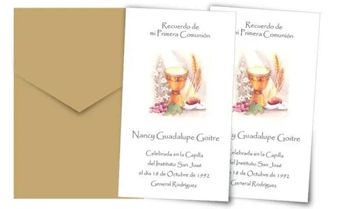 La Casa del Papel :: Invitaciones de Comunion La Casa del Papel :: Invitaciones de Comunion
