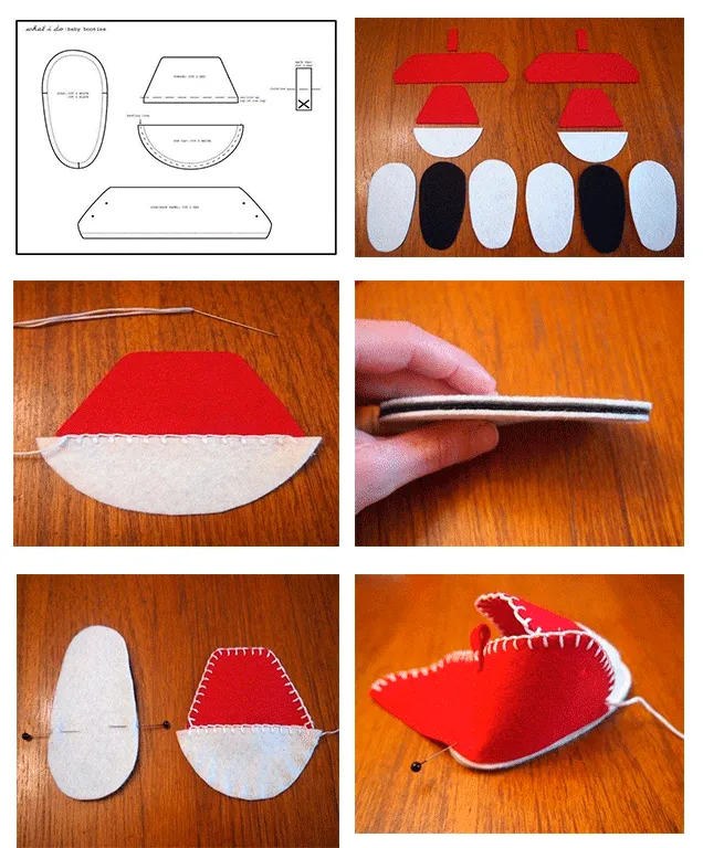 LO que HAGO en mi CASA: VARIOS PATRONES ZAPATITOS DE FIELTRO O ... LO que HAGO en mi CASA: VARIOS PATRONES ZAPATITOS DE FIELTRO O ...