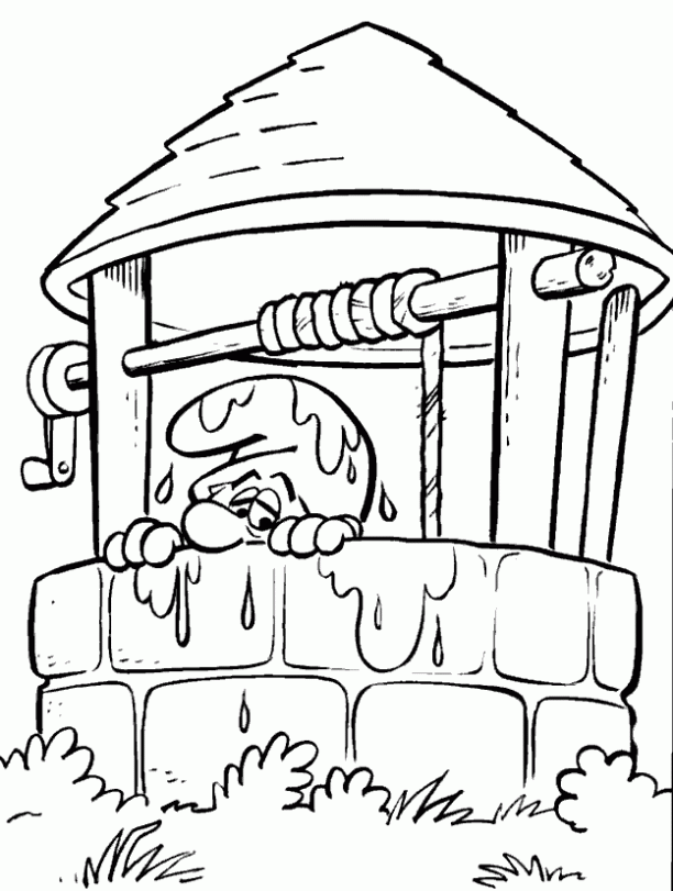 Dibujo de La Pelicula de Los Pitufos para colorear Dibujo de La Pelicula de Los Pitufos para colorear
