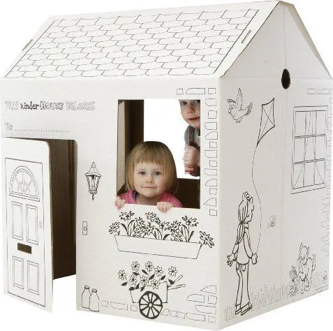 Como hacer una casita de cartón para jugar > Decoracion Infantil y ... Como hacer una casita de cartón para jugar > Decoracion Infantil y ...