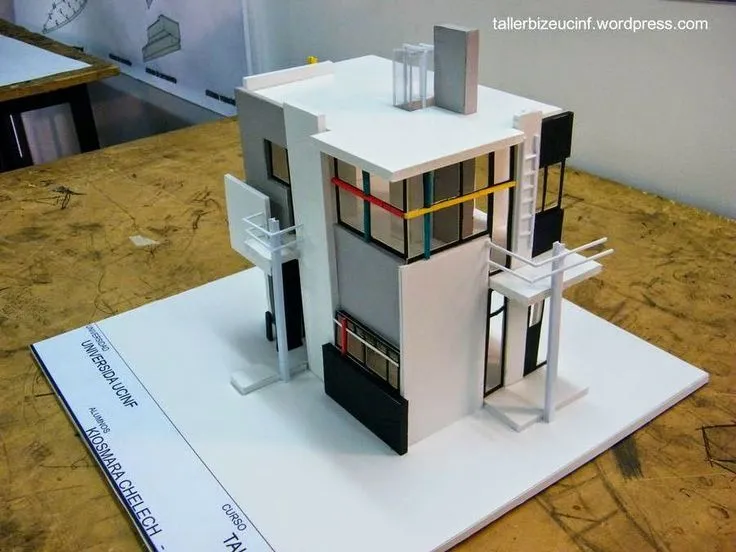 Casa Schröder en Utrecht, Holanda | Maquettes & Maquetas de ... Casa Schröder en Utrecht, Holanda | Maquettes & Maquetas de ...