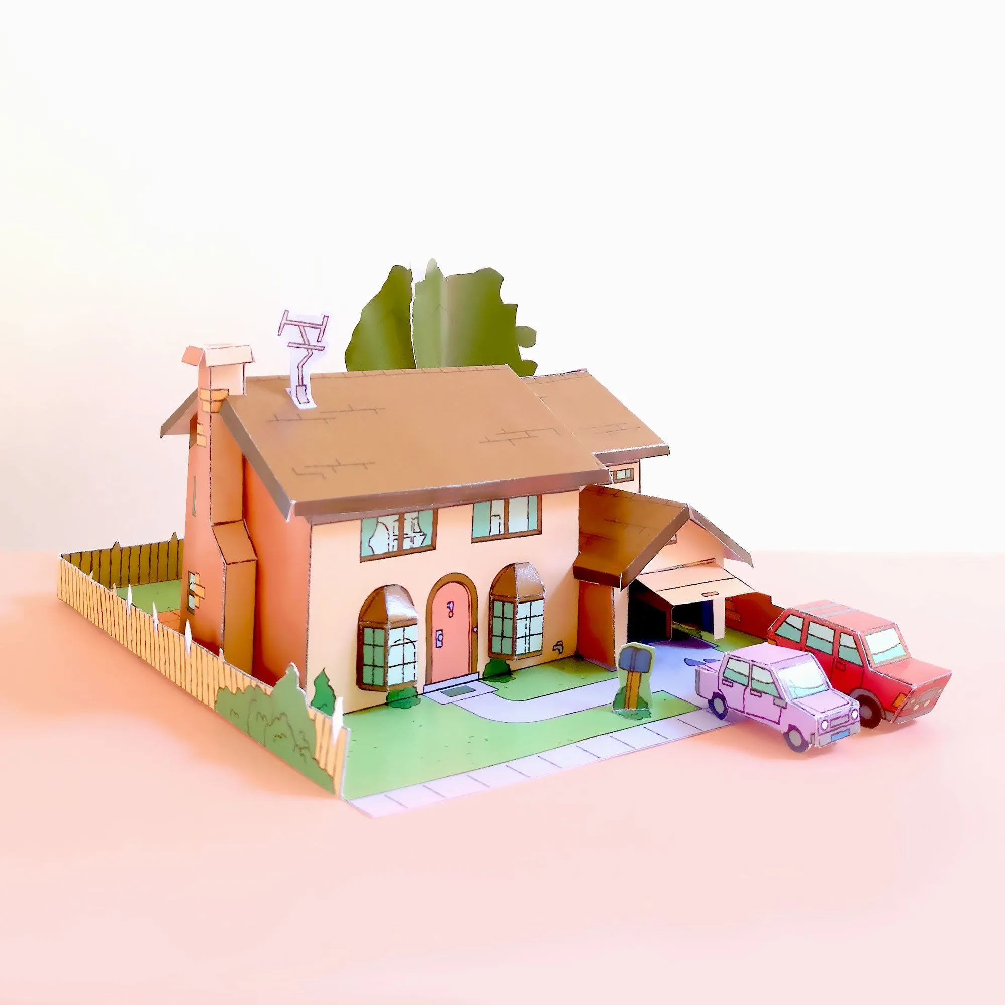 CASA de los SIMPSON Maqueta recortable Incluye el Cañonero - Etsy México CASA de los SIMPSON Maqueta recortable Incluye el Cañonero - Etsy México