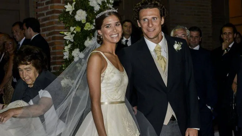 El casamiento de Forlán: emoción, alegría... y apagón | Diego ...