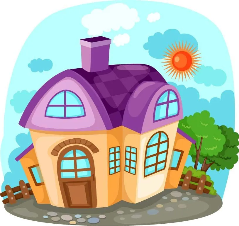 Casas de caricatura EPS by ~GianFerdinand on deviantART Casas de caricatura EPS by ~GianFerdinand on deviantART