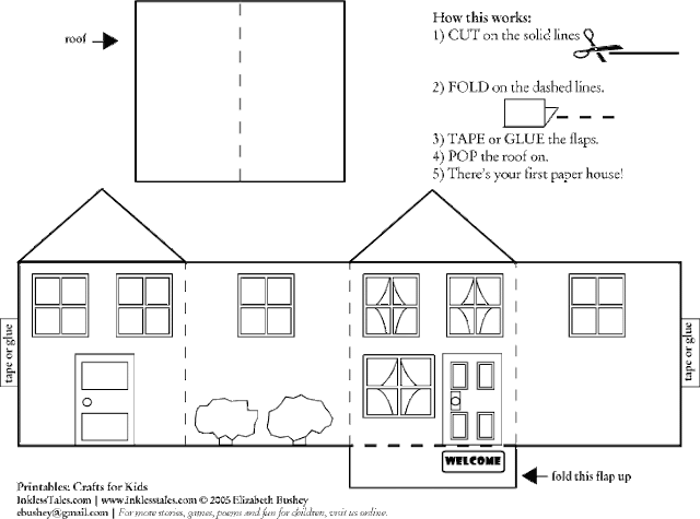 Casas para armar en papel - Imagui