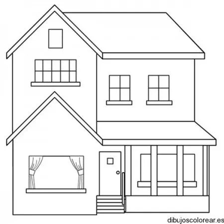 Casas | Dibujos para Colorear | Página 9