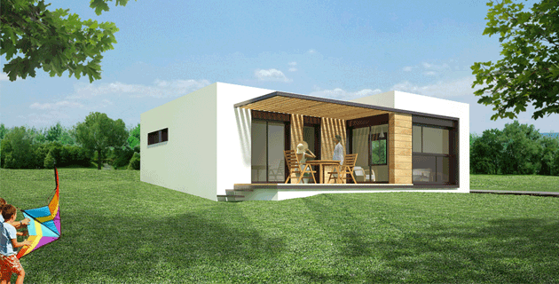 Casas Modulares BlocHouse: Modelo 1