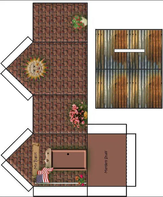 Moldes de casas para imprimir - Imagui