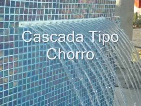 Cascada Para Alberca Tipo Chorro - YouTube